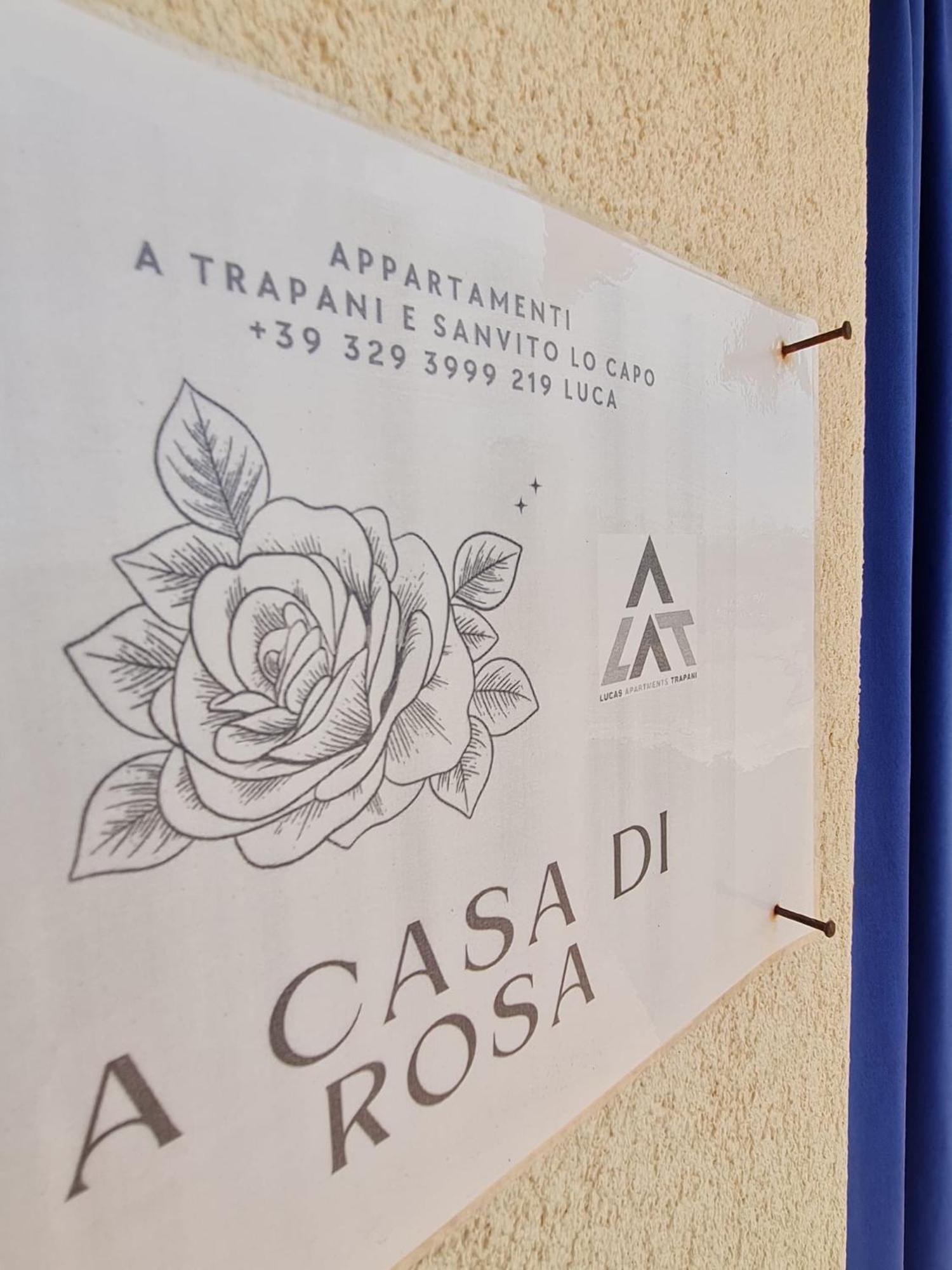 A Casa Di Rosa,Fronte Spiaggia, Piscina,Parcheggio Trapani Eksteriør bilde